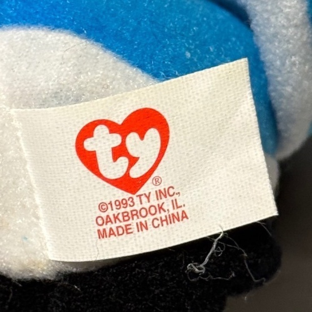 Ty Teenie Beanie Babies McDonald's Lot of 3 Rooster Blue Jay Stretchy Ostrich - Picture 6 of 10